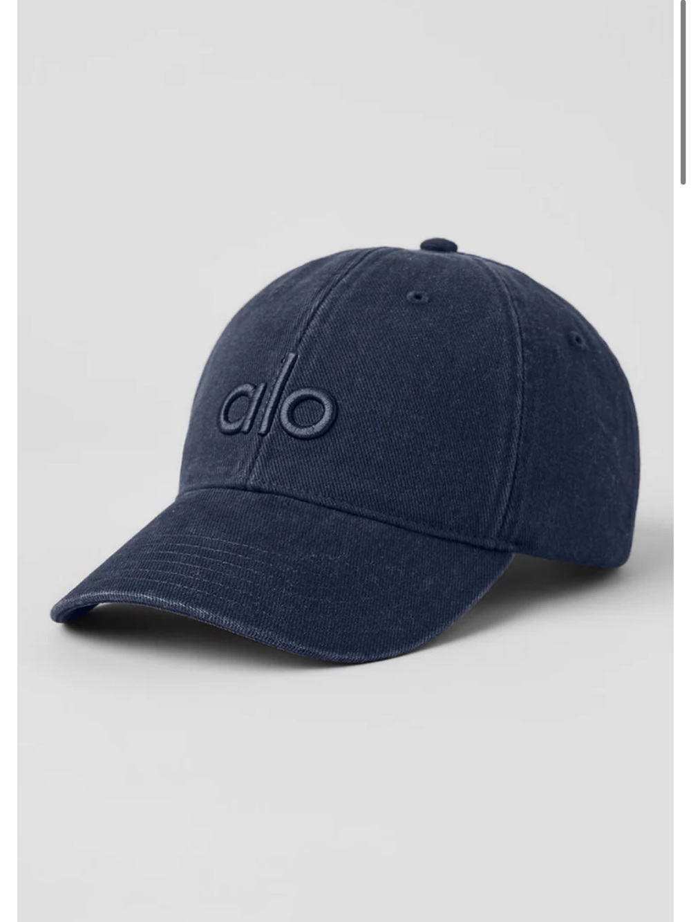 NWT ALO Washed Off-Duty Cap, Vintage Navy